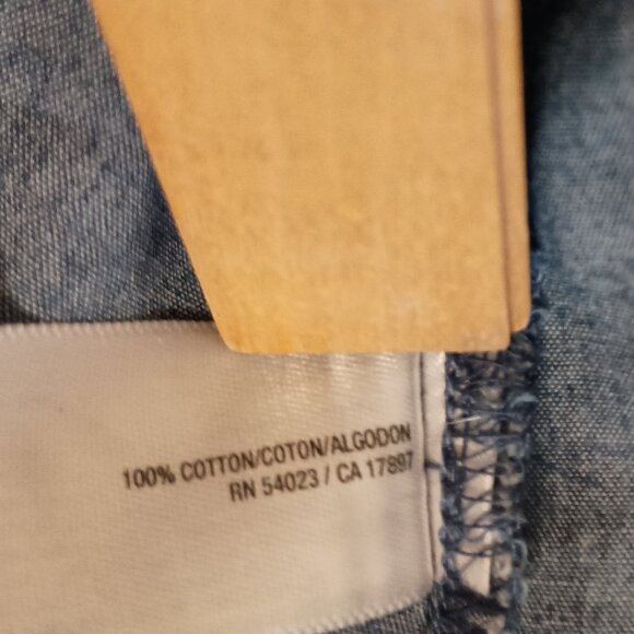 Old Navy Women’s Blue Cotton Pullover Buttoned Front V-Neck Top Size XXL - Picture 9 of 15